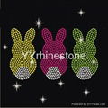 Happy Easter Holiday Hot Fix Motif Rhinestone 3