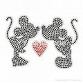 Mickey & Minnie  Rhinestone Transfer