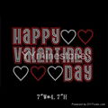 Happy Valentine's Day Rhinestone Transfer Hotfix Motif 4