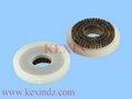 milling industrial cleaning test pipe bristle brush 3