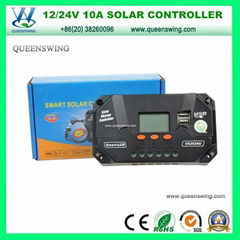 10A Solar Charge Controller for Max 50V/480W Solar Panel (QW-VS1024U)