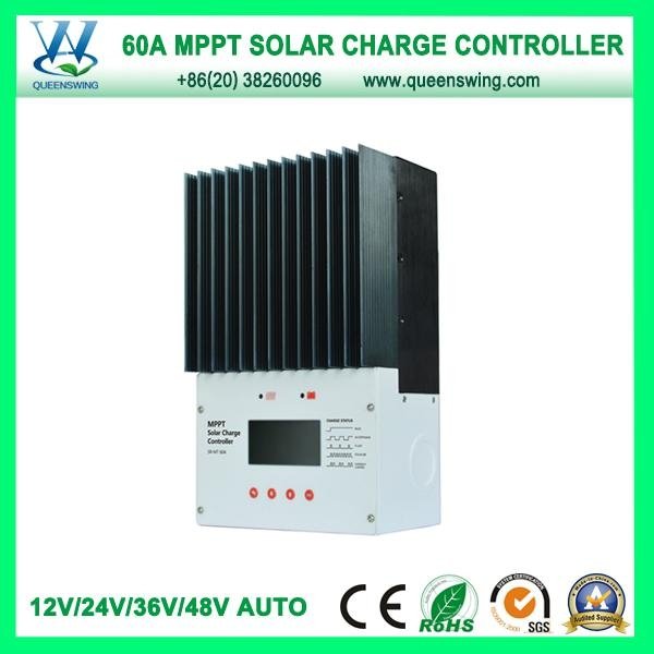 60A 12/24/36/48V Power Point Tracking Solar Charge Controller (QW--MT4860A)