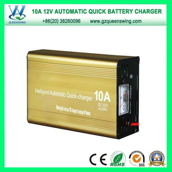 12V 10A Intelligent Storage Lead-Acid Battery Charger (QW-B10A)