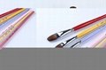 High Quality Professional Artist Paint Brush for Student Brass Ferrule X3-606 3