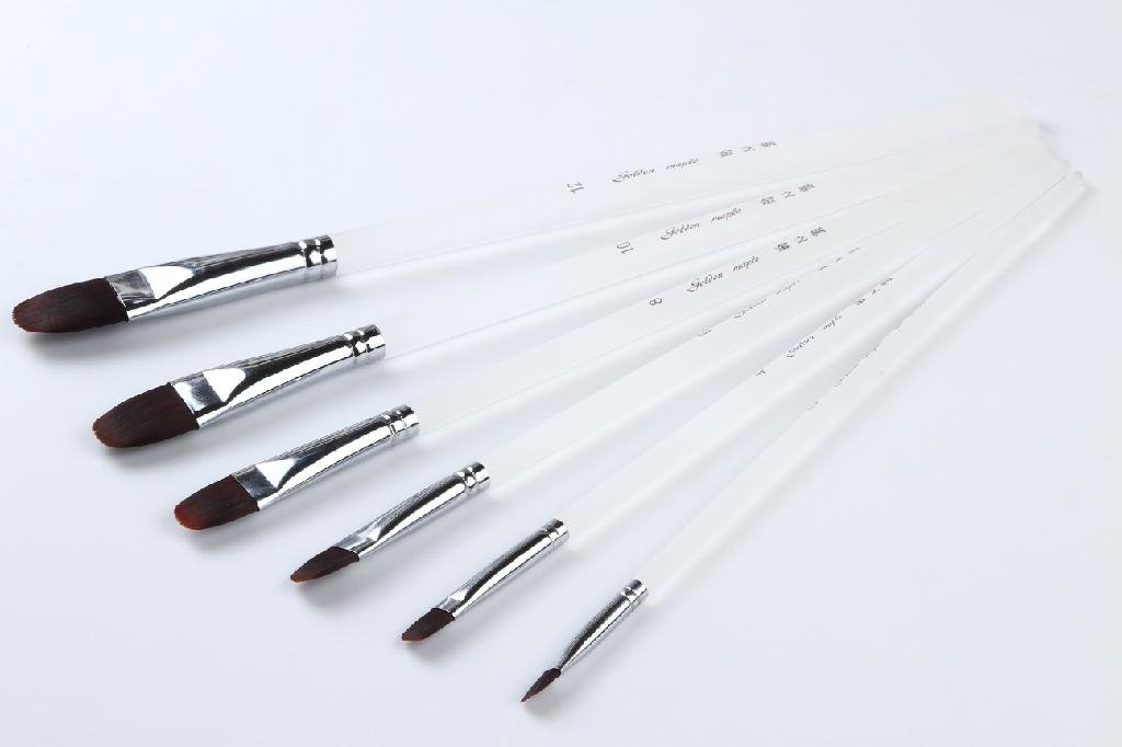Professional Art Paint Brushes Acrylic Brushes Handle 4