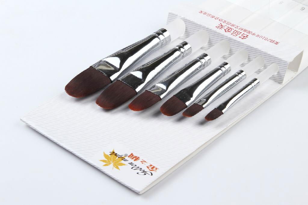 Professional Art Paint Brushes Acrylic Brushes Handle 5