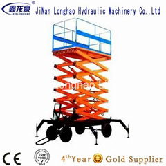 mobile hydraulic scissors lifting platform