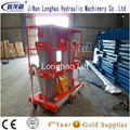 SJYL0.2-14 aluminum mast lift platform8 5