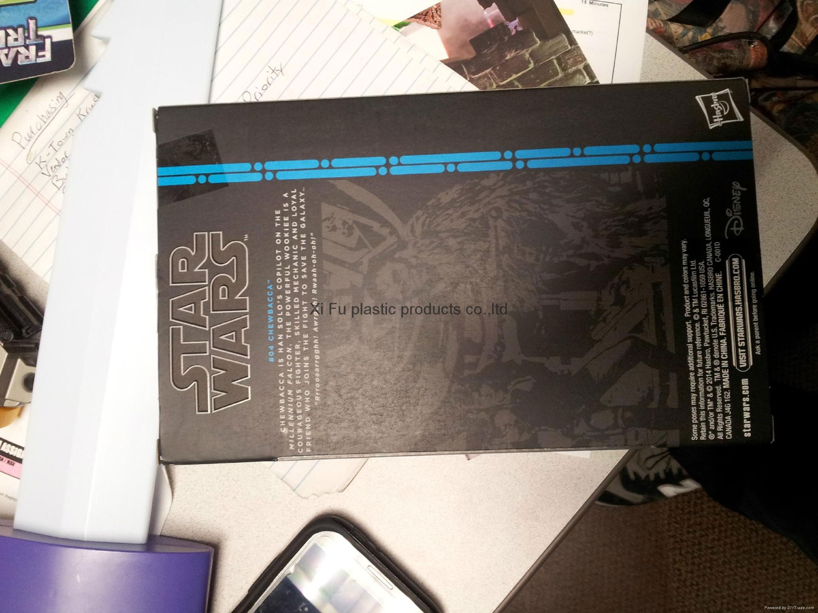 Star War collectible figure with window box packed 4