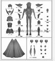 Put toy from concept into tooling -3D drawing ,breakdown parts 