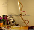 Funny Modern Style Solid Wooden fancy desk lamps 2