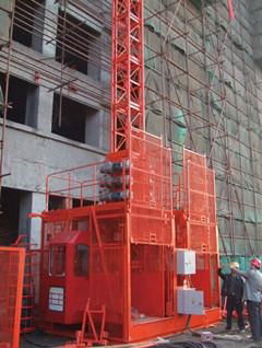 Safety and reliable Inverter optional construction lift