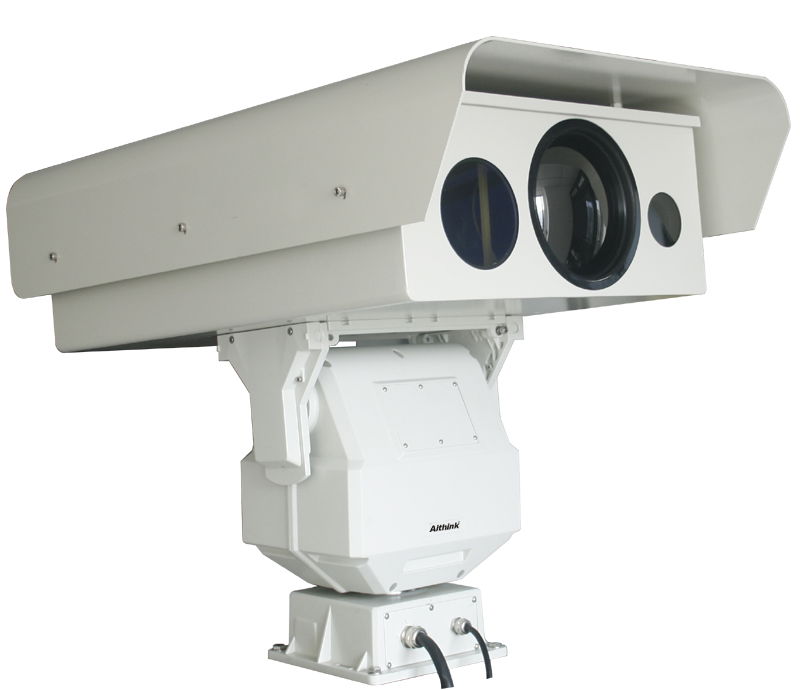 2000m 360 degree HD horizontal far-range PTZ laser thermal infrared fog-penetrat 3