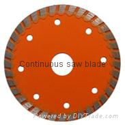 Hot-press wide turbo saw blade