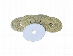 Wet polishing pad