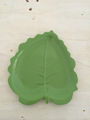 green leaf melamine plate 1