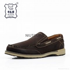 Casual Leather Shoes For Man Oxford Slip-on From Alibaba Gold Supplier