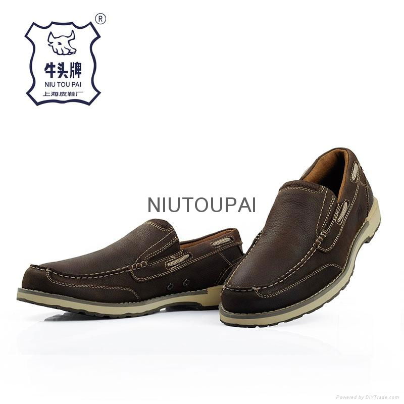 Casual Leather Shoes For Man Oxford Slip-on From Alibaba Gold Supplier 2