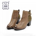 Lady Boot Oxford and Goat Suede Leather