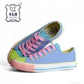 Lady Casual Canvas Brand Shoe By Manufacture Colorful 3