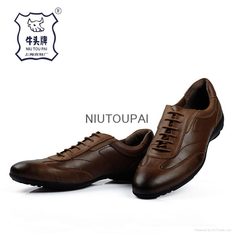 Men Genuine Leather Shoe British Style 3