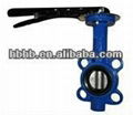 China Manual wafer butterfly valve