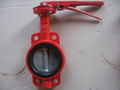 High quality dn100 handle wafer butterfly valve manufacture  2