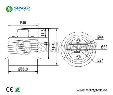 E40-E27转换灯头 4