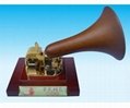 Clockwork Gramophone Music Box