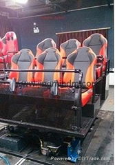 6DOF dynamic 9 seats hydraulic platform