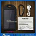 5000mAh Waterproof IPX4 Solar Charger for iPhone 6 plus 2