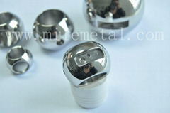 Stainless Steel Three-way Valve Balls,precision valves components