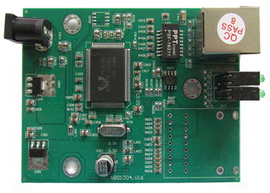 Fiber media converter PCB 4