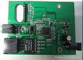 PCB optical fiber media converter