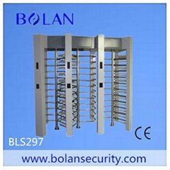 Three entrance access control  full height turnstile gate