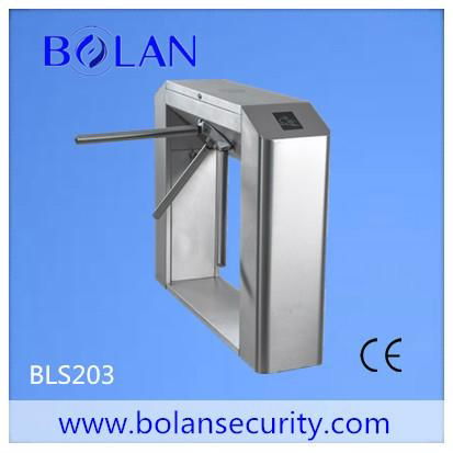 RFID access control entrance security waist height turnstile gate 4