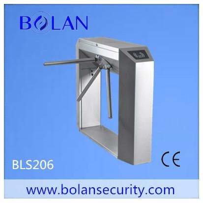 304 Stainless steel access control tripod turnstile with card reader