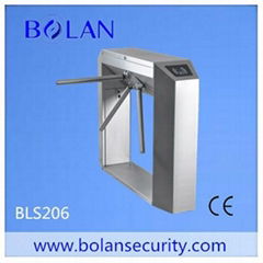 304 Stainless steel access control tripod turnstile with card reader