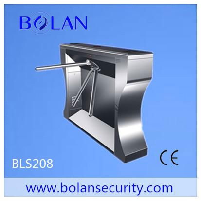 304 Stainless steel access control tripod turnstile with card reader 3