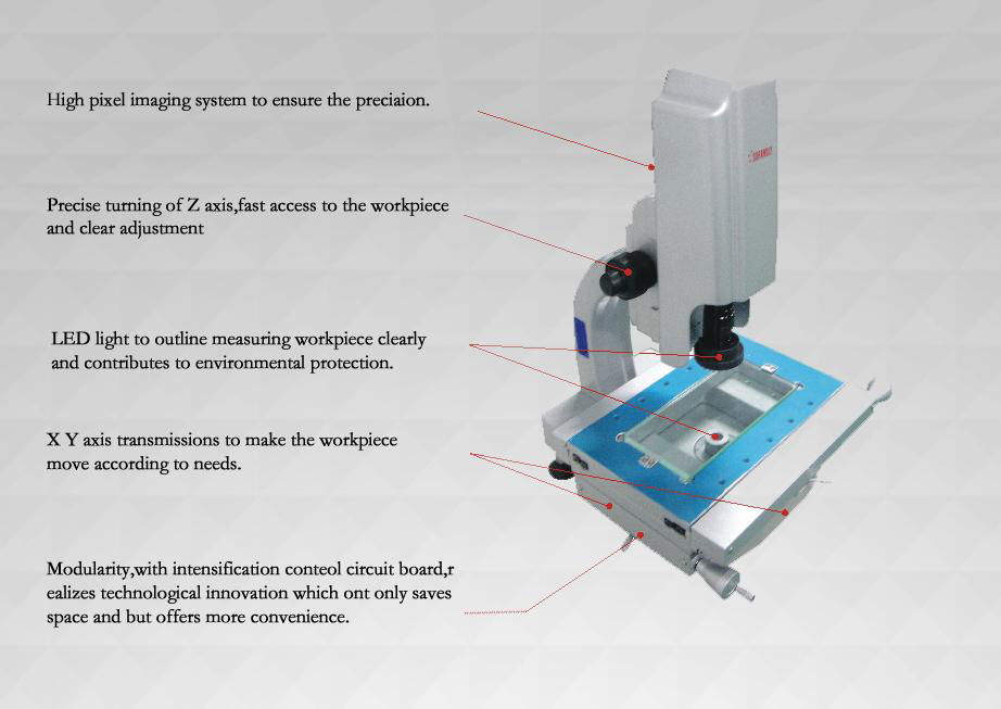 Aluminum Alloy Vision Measuring Machine 5