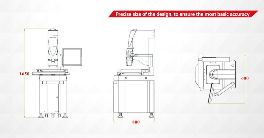 VMC300 Full Automatic 3D Vision Measuring Machine 4