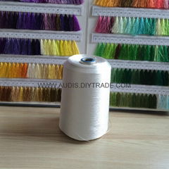 rayon thread raw white