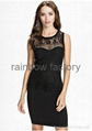 New Model Dress 2014 Women Black Lace Bodycon Club Clothes 2