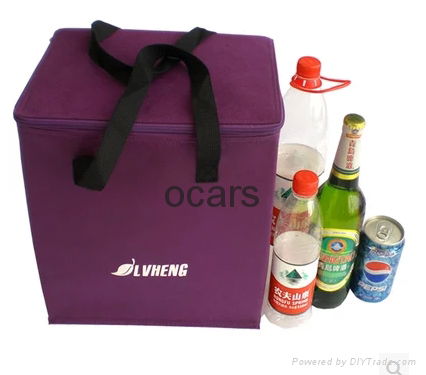 Cheap disposable non woven  promotional  sea food cooler bag  3