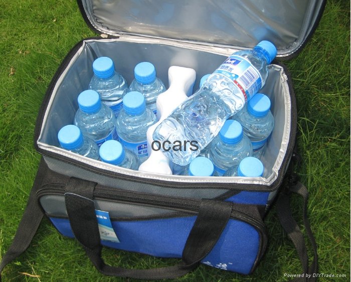 Outdoor insulated two person PEVA cooler bag  3