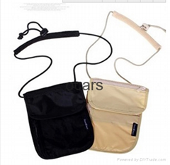 portable traveling phone passpord airticket  hanging bag