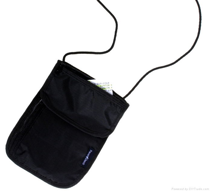 portable traveling phone passpord airticket  hanging bag 3