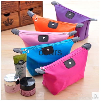 Foldable travel organizer cosmetic bag