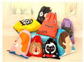 Promotional Polyester Drawstring shoes Bag 4