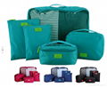 Travel Clothing Organizer Bag Set 5PCS Storage Mesh Pouch Colorful Cosmetic Bag  12